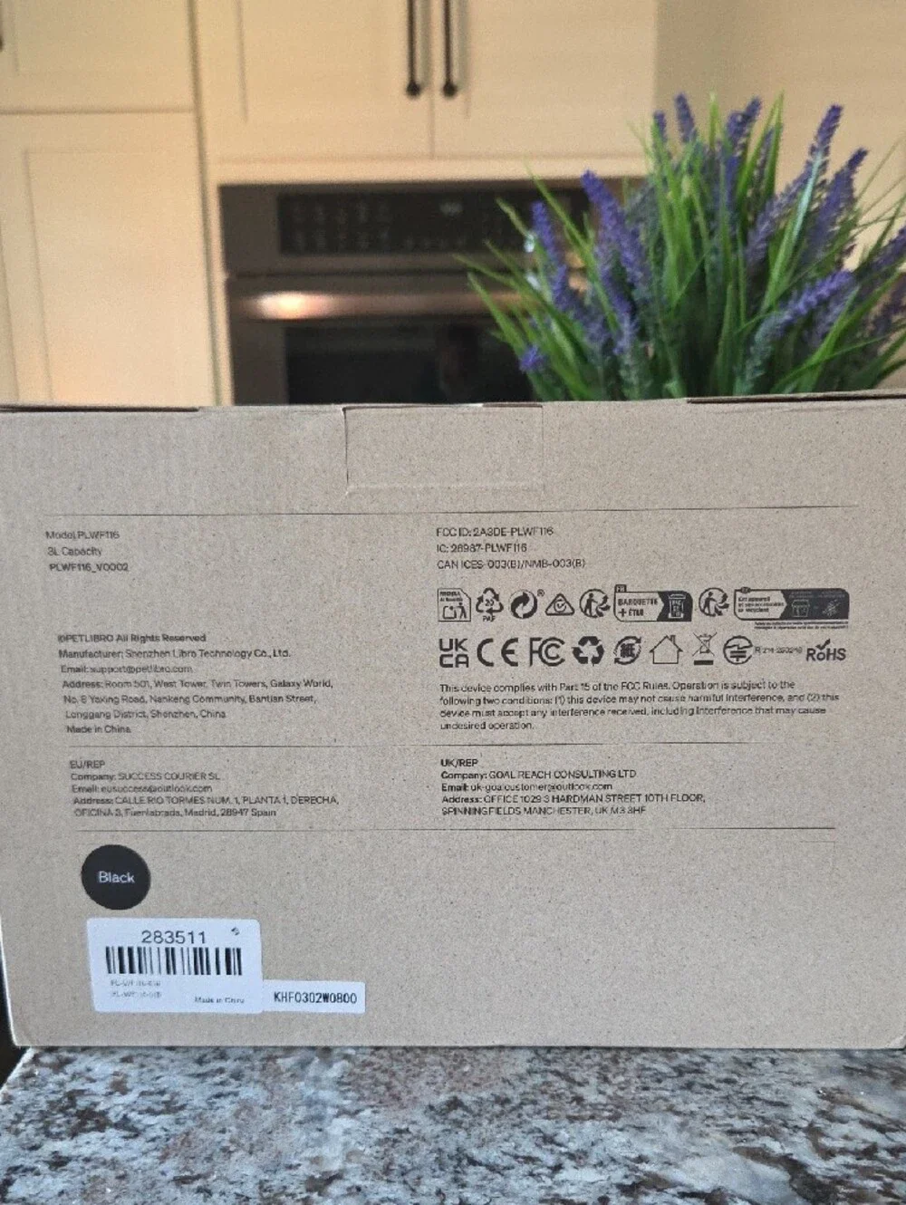 PETLIBRO Dockstream 2 Smart Cordless Fountain (Black)
